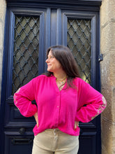 Charger l&#39;image dans la galerie, Blouse Manoa fuschia
